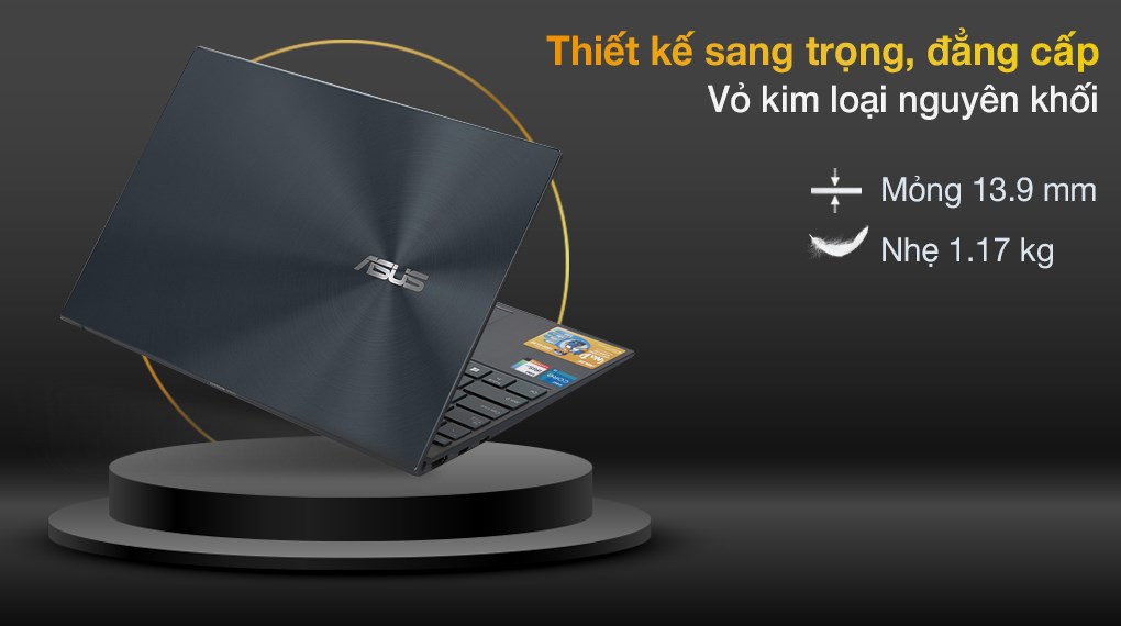 Laptop Asus ZenBook UX425EA i5 1135G7/8GB/512GB/Cáp/Túi/Win10 (KI429T)