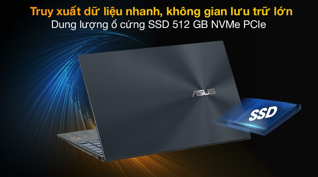 Laptop Asus ZenBook UX425EA i5 1135G7/8GB/512GB/Cáp/Túi/Win10 (KI429T)