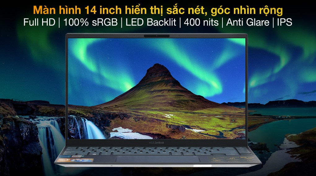 Laptop Asus ZenBook UX425EA i7 1165G7/16GB/512GB/Cáp/Túi/Win10 (KI439T)