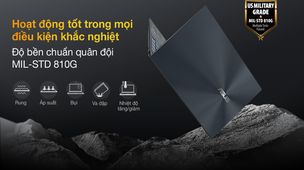 Asus ZenBook UX425EA i7 1165G7 (KI439T) - Độ bền