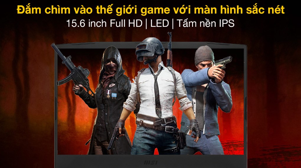 Laptop MSI Katana Gaming GF66 11UC i7 11800H/8GB/512GB/4GB RTX3050/144Hz/Balo/Win10 (224VN)