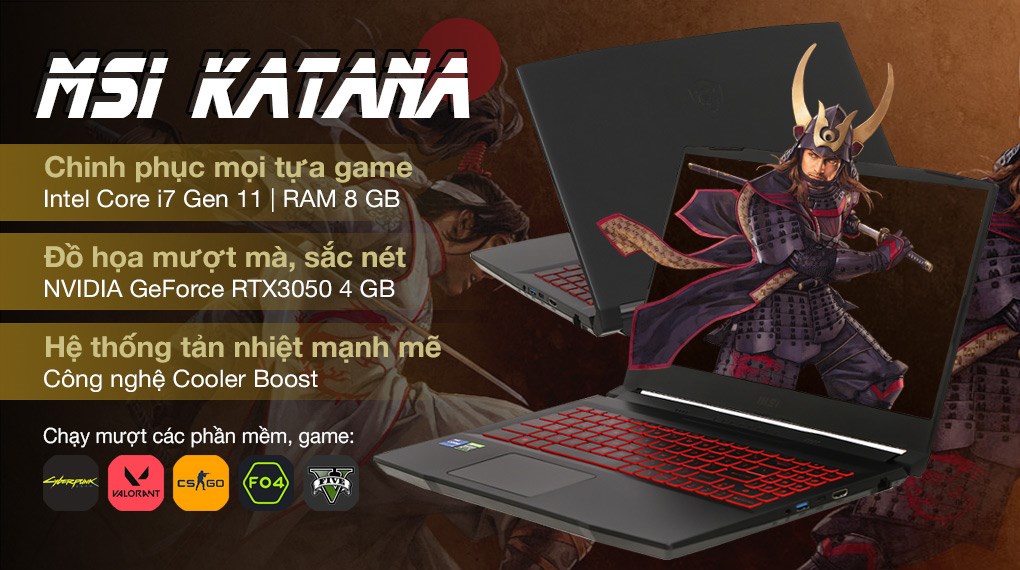 MSI Katana Gaming GF66 11UC 