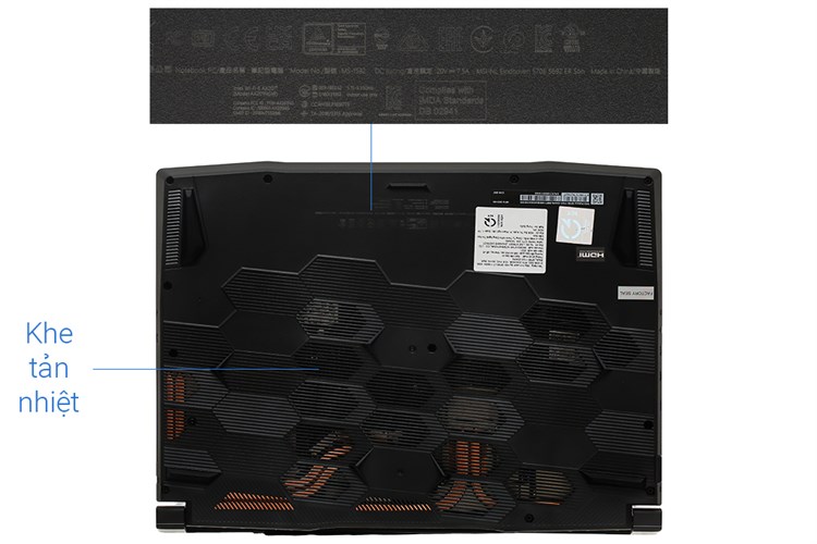 Laptop MSI Katana Gaming GF66 11UC i7 11800H/8GB/512GB/4GB RTX3050/144Hz/Balo/Win10 (224VN) Màu Đen