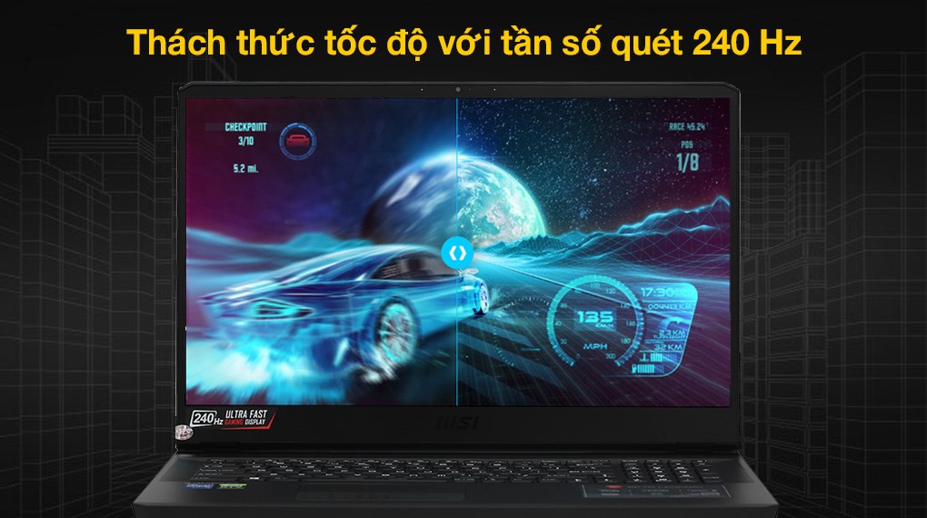 Laptop MSI Gaming Leopard GP76 11UG i7 11800H/16GB/1TB SSD/8GB RTX3070/240Hz/Balo/Chuột/Win10 (435VN)