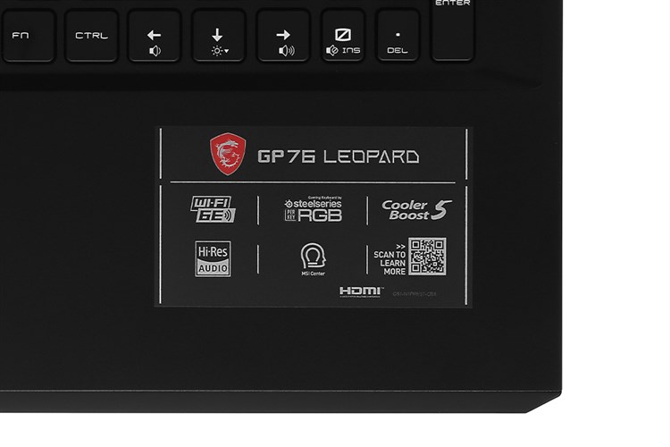 Laptop MSI Gaming Leopard GP76 11UG i7 11800H/16GB/1TB SSD/8GB RTX3070/240Hz/Balo/Chuột/Win10 (435VN) Màu Đen