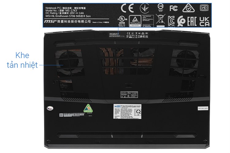 Laptop MSI Gaming Leopard GP76 11UG i7 11800H/16GB/1TB SSD/8GB RTX3070/240Hz/Balo/Chuột/Win10 (435VN) Màu Đen