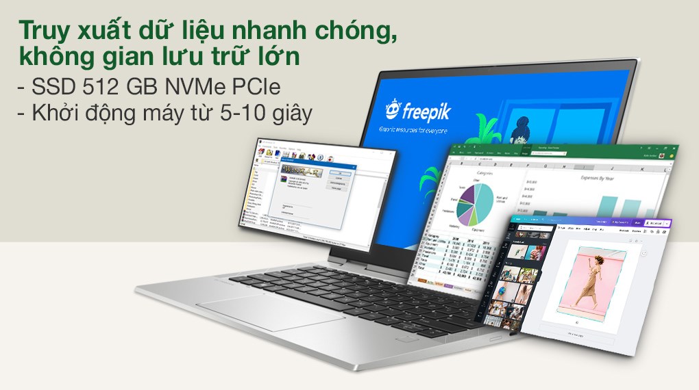 Laptop HP EliteBook X360 830 G8 i7 1165G7/16GB/512GB/Touch/Pen/Win10 Pro (3G1A4PA)