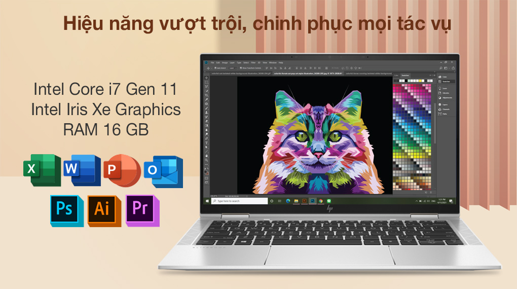 HP EliteBook X360 1030 G8 i7 1165G7 (3G1C4PA) - Cấu hình
