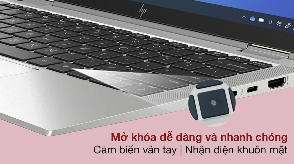 HP EliteBook X360 1040 G8 i7 1165G7 (3G1H4PA) - Bảo mật 