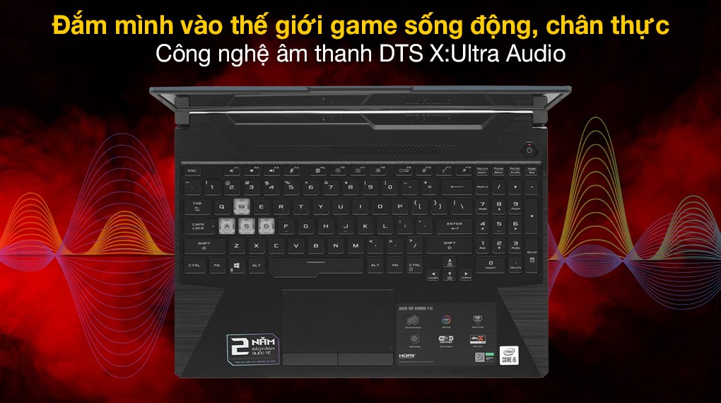 Laptop Asus TUF Gaming FX506LH i5 10300H/8GB/512GB/4GB GTX1650/Win10 (BQ046T)