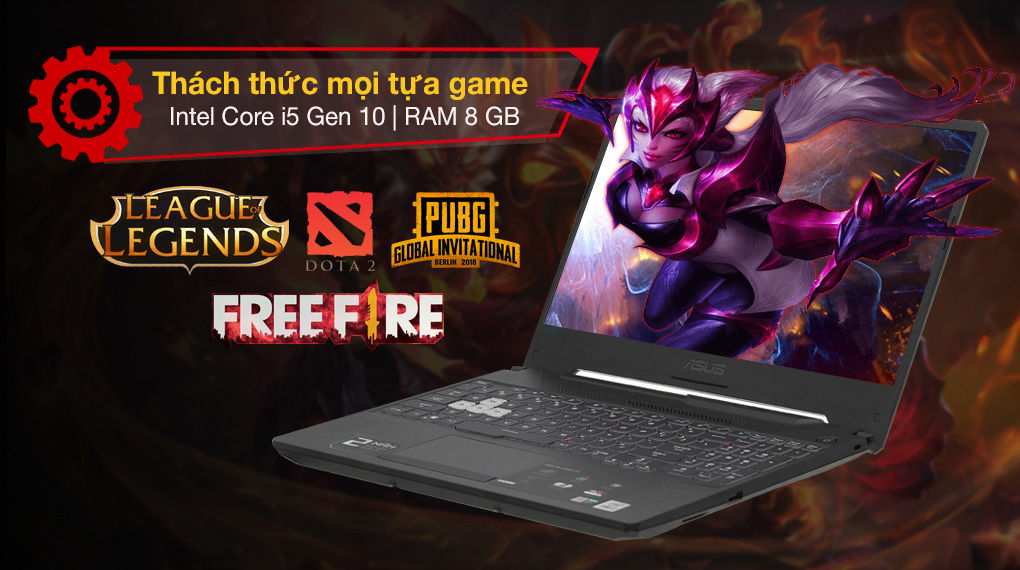 Asus TUF Gaming FX506LH i5 10300H (BQ046T) - Cấu hình