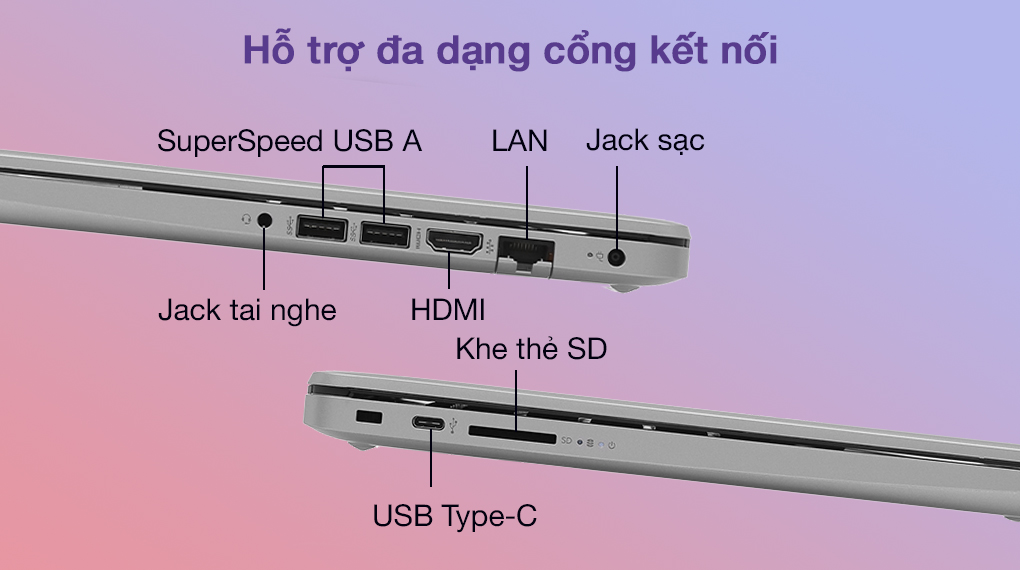 HP 245 G8 R5 5500U (469W1PA) - Cổng kết nối