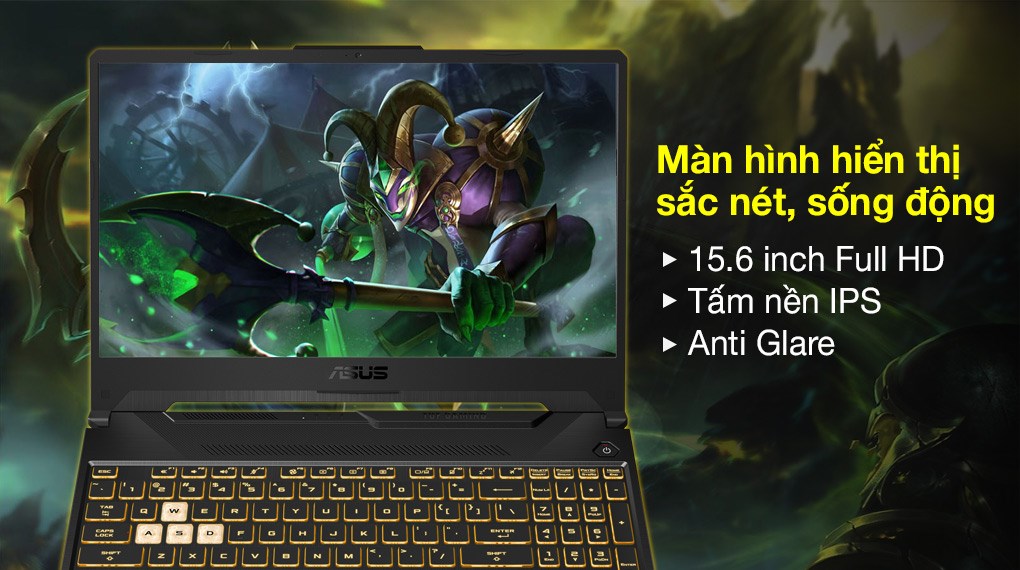 Laptop Asus TUF Gaming FX506HC i5 11400H/8GB/512GB/4GB RTX3050/144Hz/Win10 (HN002T)
