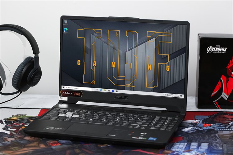 Laptop Asus TUF Gaming FX506HC i5 11400H/8GB/512GB/4GB RTX3050/144Hz/Win10 (HN002T) Màu Xám