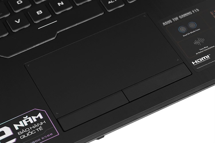 Laptop Asus TUF Gaming FX506HC i5 11400H/8GB/512GB/4GB RTX3050/144Hz/Win10 (HN002T) Màu Xám