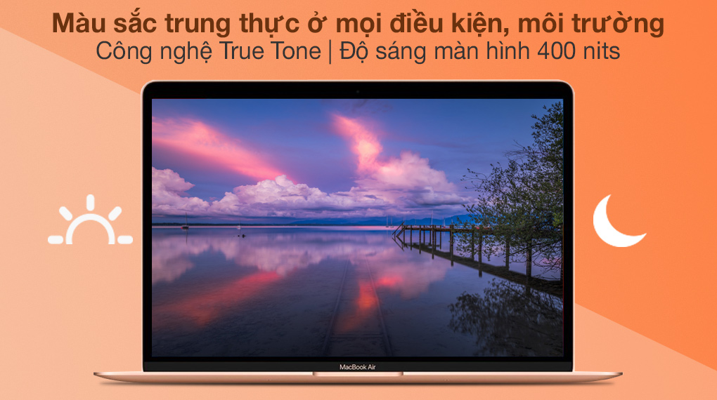 MacBook Air M1 2020 Gold (Z12A00050) - True Tone