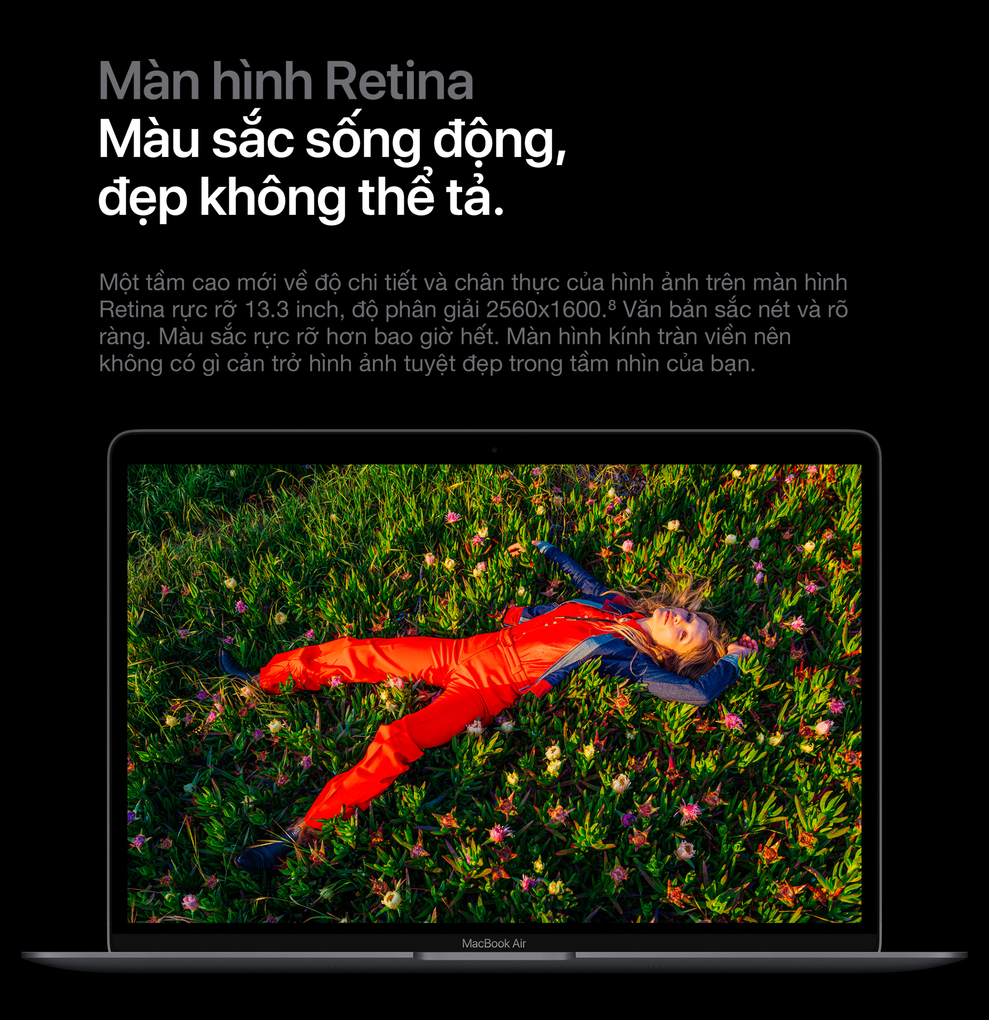 MacBook Air M1 2020 - Màn hình