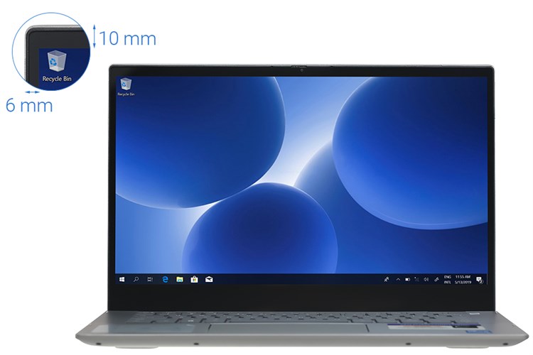 Laptop Dell Inspiron 5406 i5 1135G7/8GB/512GB/2GB MX330/Touch/Win10 (N4I5047W) Màu Xám