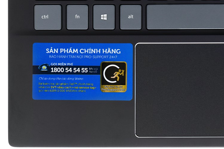 Laptop Dell Vostro 5301 i7 1165G7/8GB/512GB/2GB MX350/Win10 (V3I7129W) Màu Xám