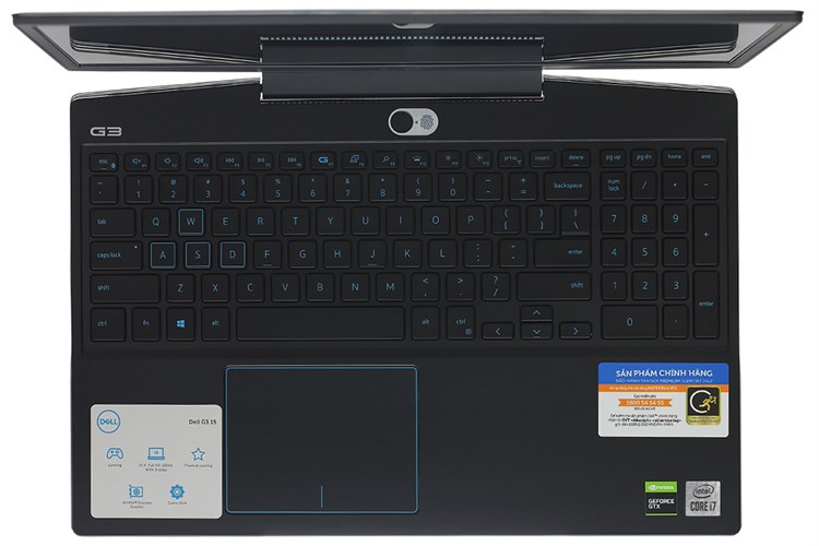 Laptop Dell Gaming G3 15 i7 10750H/16GB/256GB + 1TB/4GB GTX1650Ti/Win10 (P89F002G3500C) Màu Đen