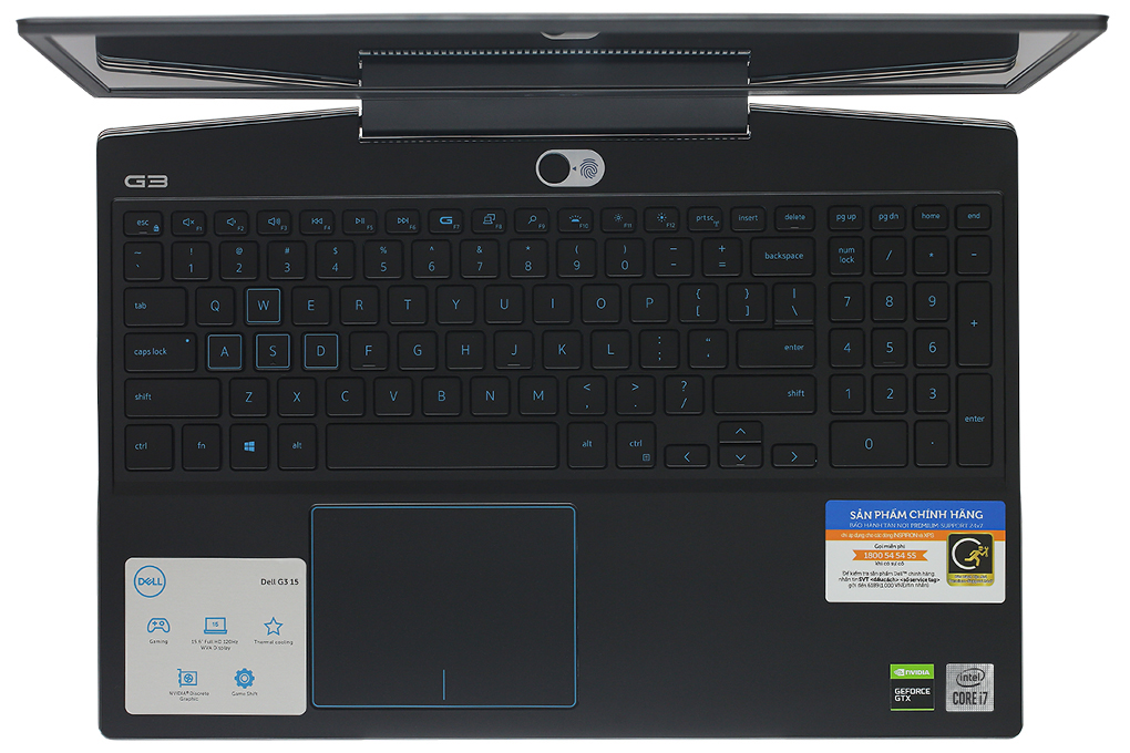 Laptop Dell Gaming G3 15 i7 10750H/16GB/256GB + 1TB/4GB GTX1650Ti/Win10 (P89F002G3500C) - 4