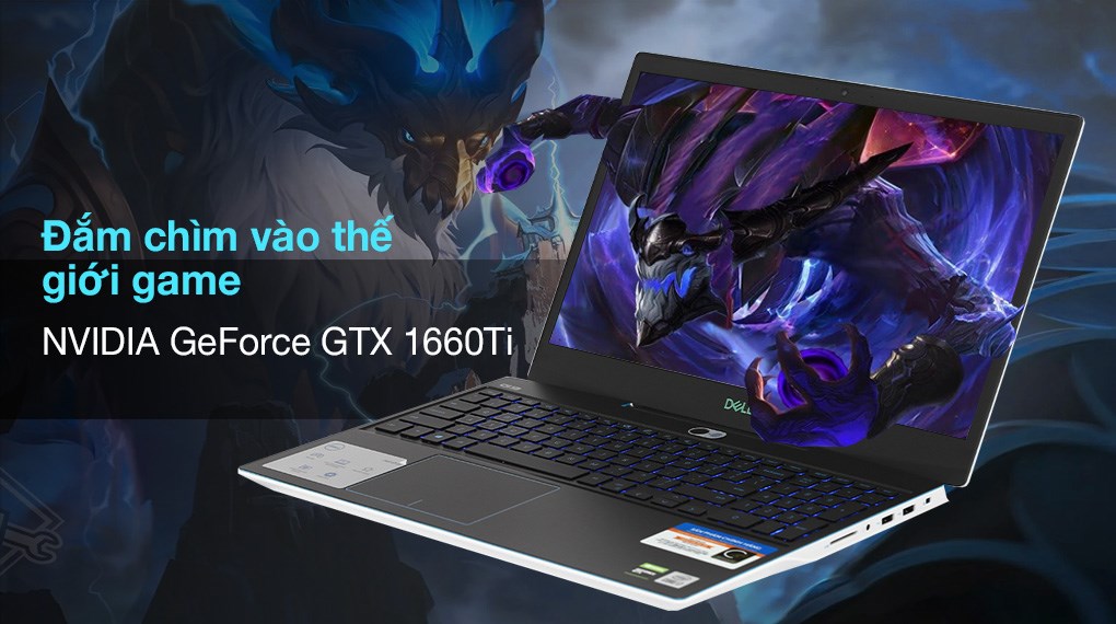 Laptop Dell Gaming G3 15 i7 10750H/16GB/512GB/6GB GTX1660Ti/120Hz/Win10 (P89F002BWH)