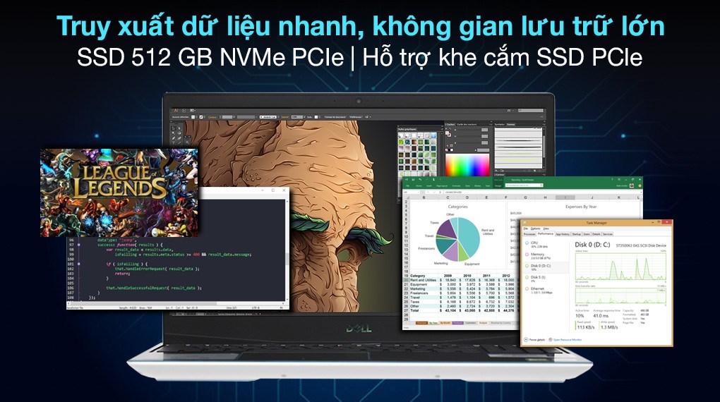 Laptop Dell Gaming G3 15 i7 10750H/16GB/512GB/6GB GTX1660Ti/120Hz/Win10 (P89F002BWH)