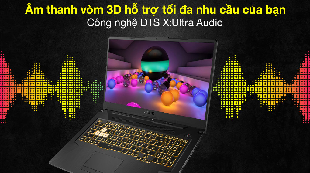 Asus TUF Gaming FX706HE i7 11800H (HX011T) - Âm thanh