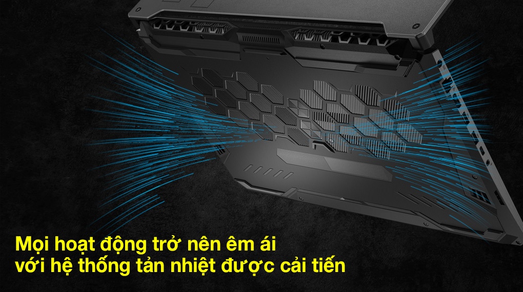 Asus TUF Gaming FX706HE i7 11800H (HX011T) - Tản nhiệt