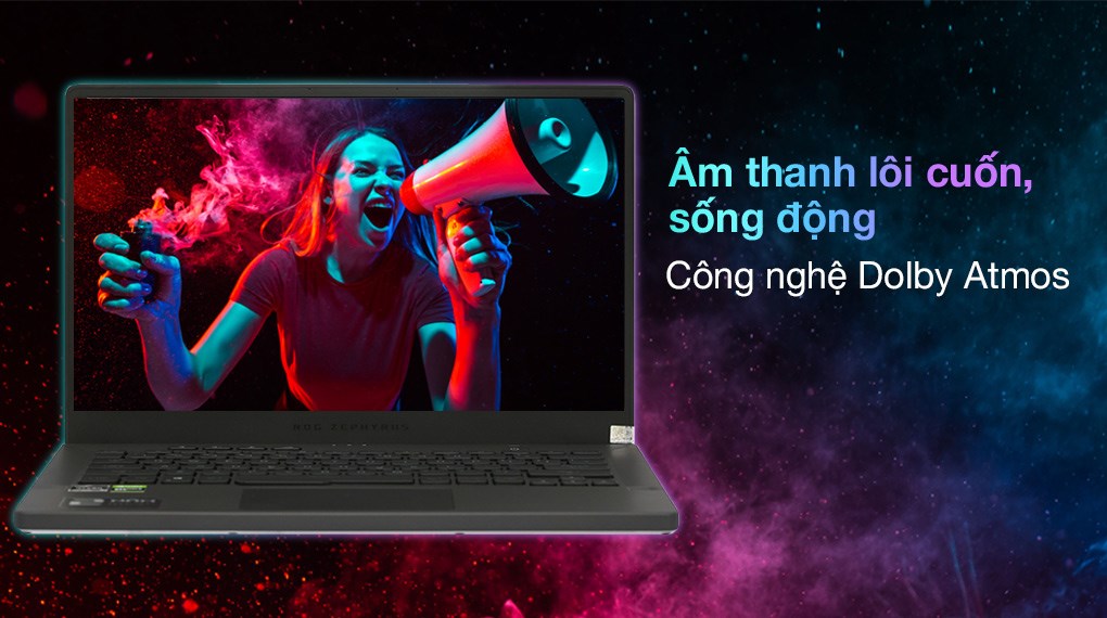 Laptop Asus Rog Zephyrus Gaming G14 GA401QH R7 5800HS/8GB/512GB/4GB GTX1650/144Hz/Túi/Win10 (HZ035T)