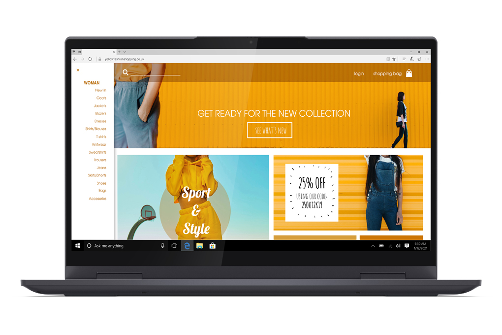 Laptop Lenovo Yoga 7 14ITL5 i7 1165G7/8GB/512GB/Touch/Pen/Win10 (82BH00CKVN) Màu Xám