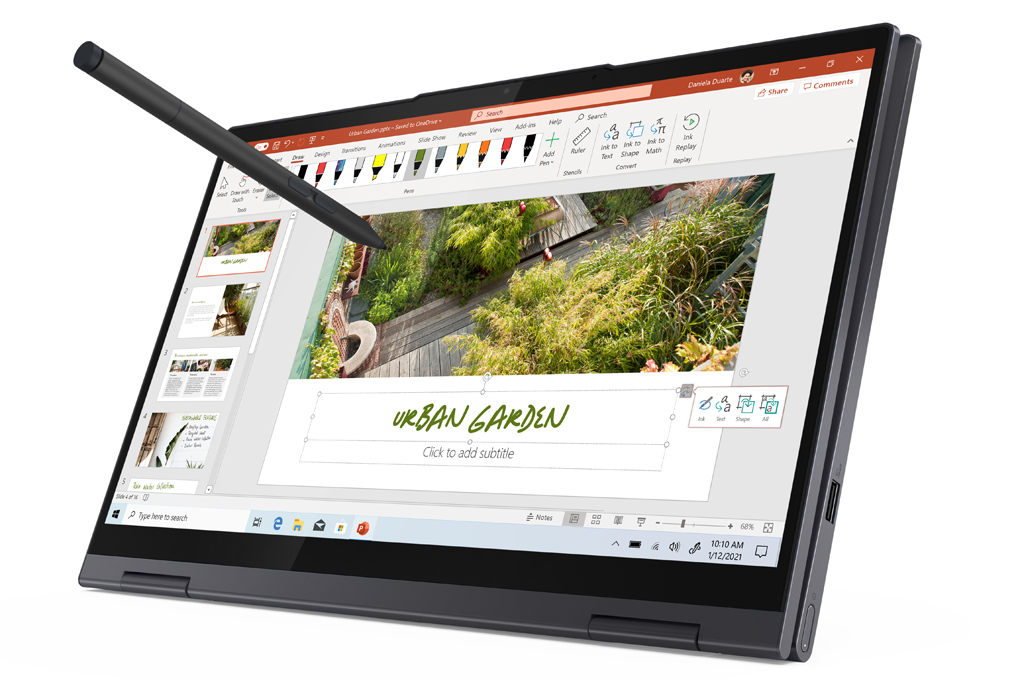 Laptop Lenovo Yoga 7 14ITL5 i7 1165G7/8GB/512GB/Touch/Pen/Win10 (82BH00CKVN) Màu Xám