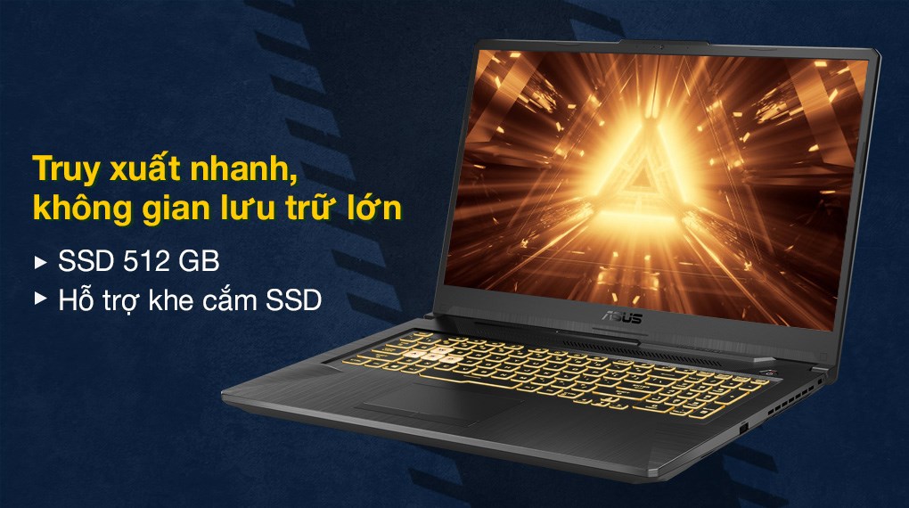 Laptop Asus TUF Gaming FX706HC i5 11400H/8GB/512GB/4GB RTX3050/144Hz/Win10 (HX003T)