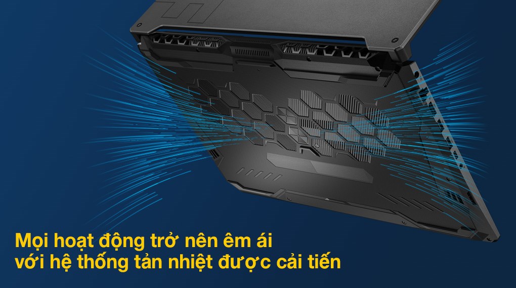 Laptop Asus TUF Gaming FX706HC i5 11400H/8GB/512GB/4GB RTX3050/144Hz/Win10 (HX003T)