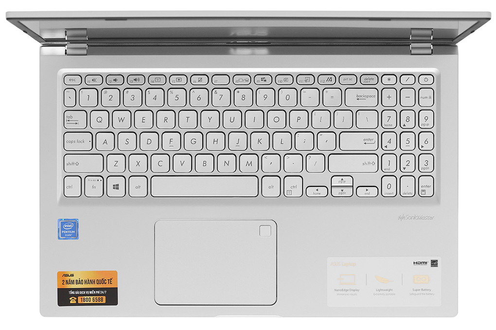 Laptop Asus VivoBook X515MA N5030/4GB/512GB/Win10 (EJ501T) Màu Bạc