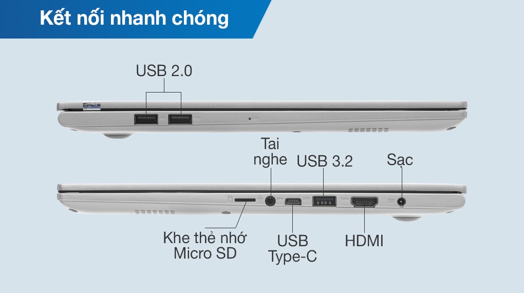 Laptop Asus VivoBook A515EA i3 1115G4/8GB/512GB/Win10 (BN975T)