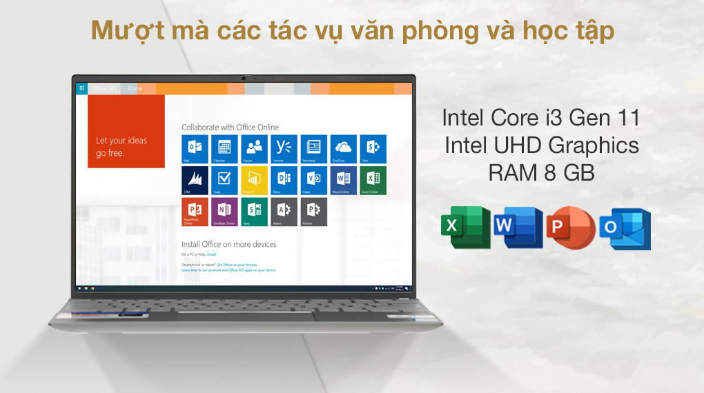 Dell Inspiron 13 5310 i3 1125G4 (N3I3116W) - Cấu hình