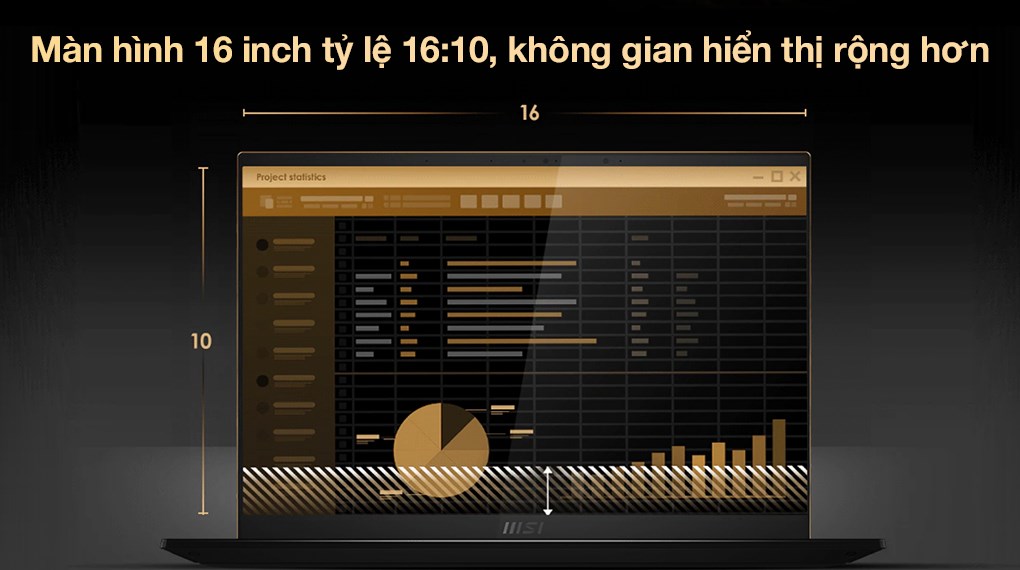 Laptop MSI Summit E16 Flip i7 1195G7/16GB/1TB SSD/4GB RTX3050/120Hz/Touch/Pen/Túi/Office365F/Win10 (082VN)