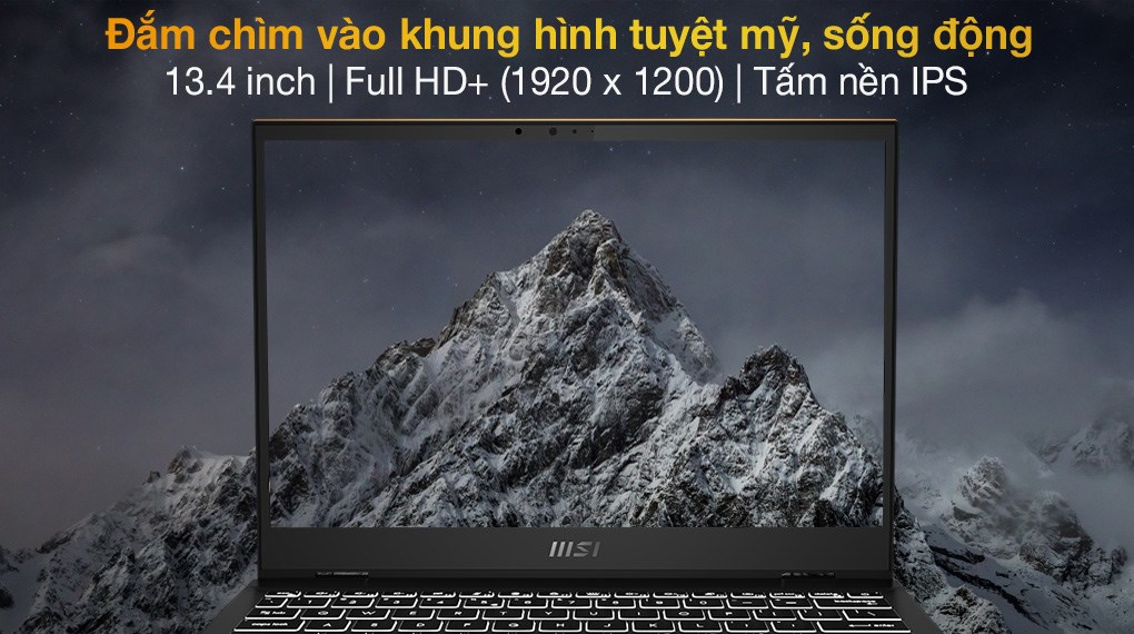 Laptop MSI Summit E13 Flip i7 1185G7/16GB/1TB SSD/Touch/Túi/Pen/Win10 (211VN)