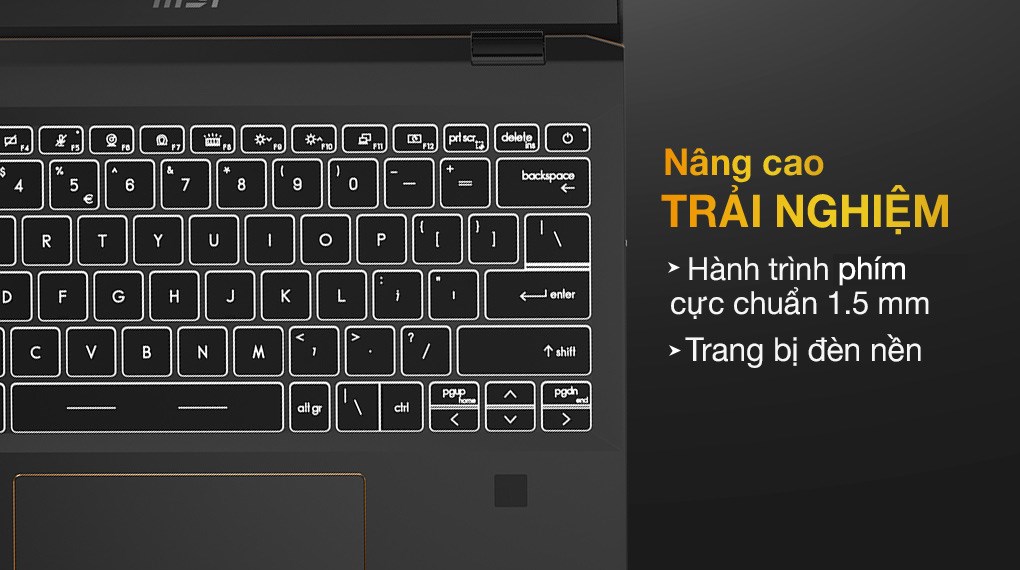 Laptop MSI Summit E13 Flip i7 1185G7/16GB/1TB SSD/Touch/Túi/Pen/Win10 (211VN)