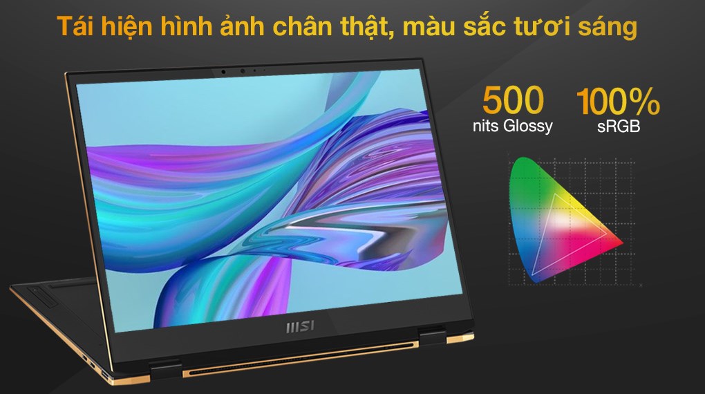 Laptop MSI Summit E13 Flip i7 1185G7/16GB/1TB SSD/Touch/Túi/Pen/Win10 (211VN)