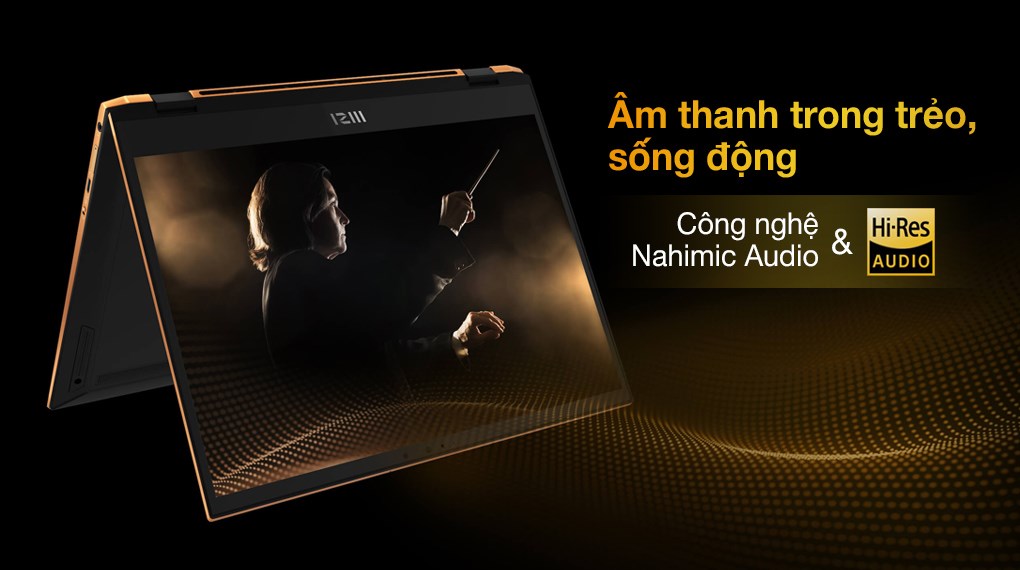 Laptop MSI Summit E13 Flip i7 1185G7/16GB/1TB SSD/Touch/Túi/Pen/Win10 (211VN)