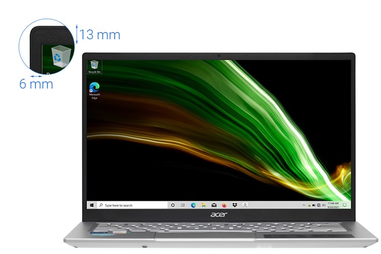 Laptop Acer Swift 3 SF314 511 56G1 i5 1135G7/16GB/512GB/Win10 (NX.ABLSV.002) Màu Bạc