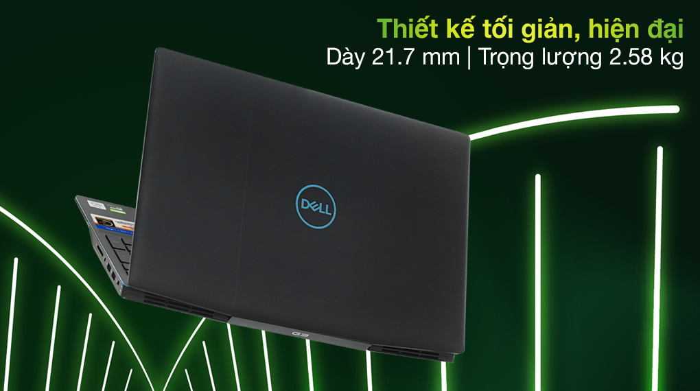 Dell Gaming G3 15 3500 i5 10300H (70253721) - Thiết kế