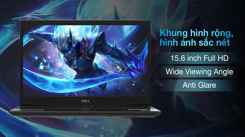 Laptop Dell Gaming G5 15 5500 i7 10750H/16GB/512GB/4GB GTX1650Ti/120Hz/Win10 (70252797)