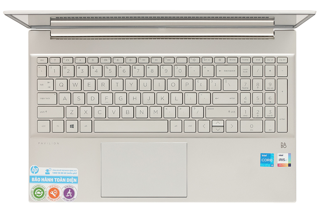 Laptop HP Pavilion 15 eg0507TU i5 1135G7/8GB/256GB/Win10 (46M06PA) Màu Vàng