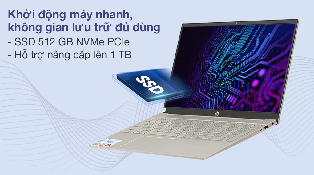 Laptop HP Pavilion 15 eg0509TU i3 1125G4/4GB/512GB/Win10 (46M08PA)