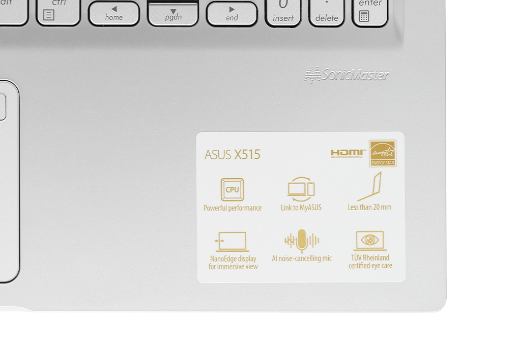 Laptop Asus VivoBook X515EA i3 1115G4/4GB/256GB/Win10 (BQ994T) Màu Bạc