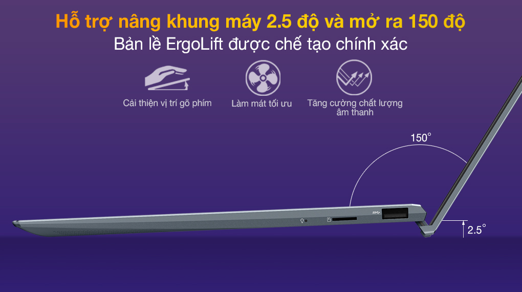Asus ZenBook UX325EA i5 1135G7 (KG363T) - Bản lề