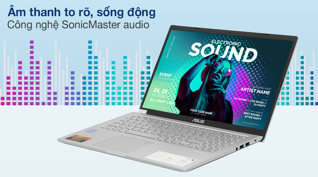 Asus VivoBook X515MA N4020 (EJ504T) - Âm thanh Asus VivoBook X515MA N4020 (EJ504T) - Âm thanh